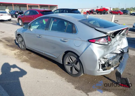 2020 Hyundai Ioniq Hybrid Sel from USA, damaged, VIN KMHC85LC5LU214208